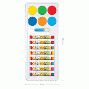 Pokémon สมุดภาพระบายสีพร้อมชุดสี Colour Your Style + สีน้ำและสีชอล์ก